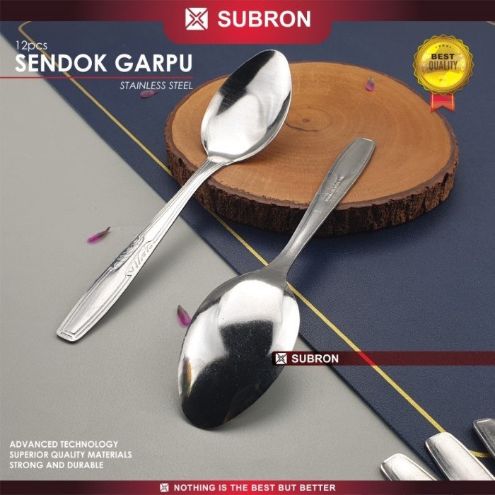 12pcs Sendok Garpu Makan 25gr - SUBRON