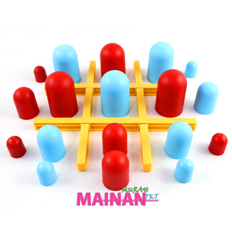 MAINANKEI MAINAN ANAK MURAH SS1566 GAME STRATEGI GOBBLET GOBLERS CATUR TIC TAC LATIHAN BERFIKIR SERU EDUKASI ANAK