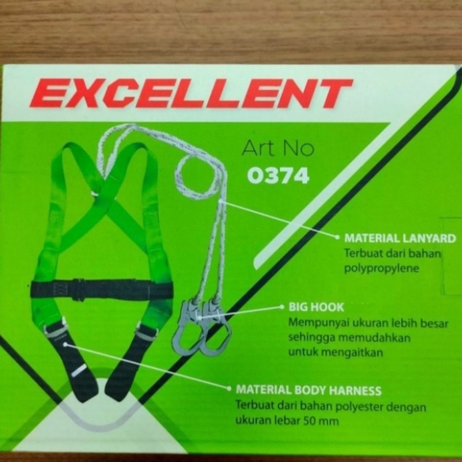 Full Body Harness double hook excellent