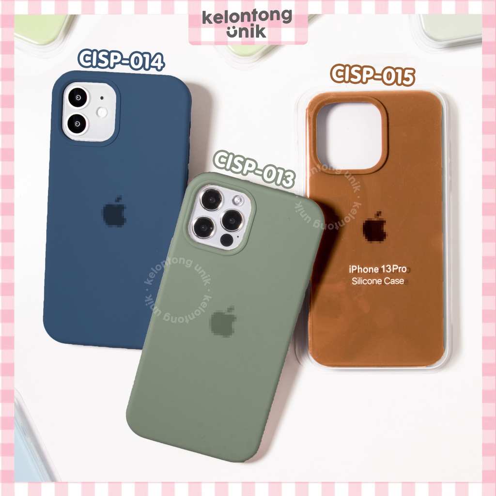 (Seri 5) For iPhone - Premium Silicone Case Full Cover