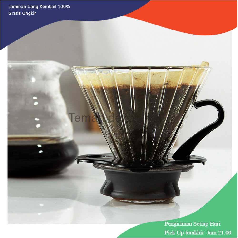 TD - PR One Two Cups Kertas Filter Kopi Espresso V60 Coffee 1-2 Serving 100PCS - V01