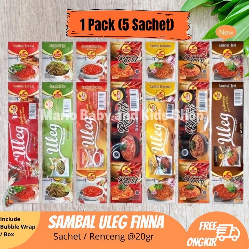 

Sambal Uleg Finna (Isi 5 ) Sachet / Renceng - Sambel Uleg