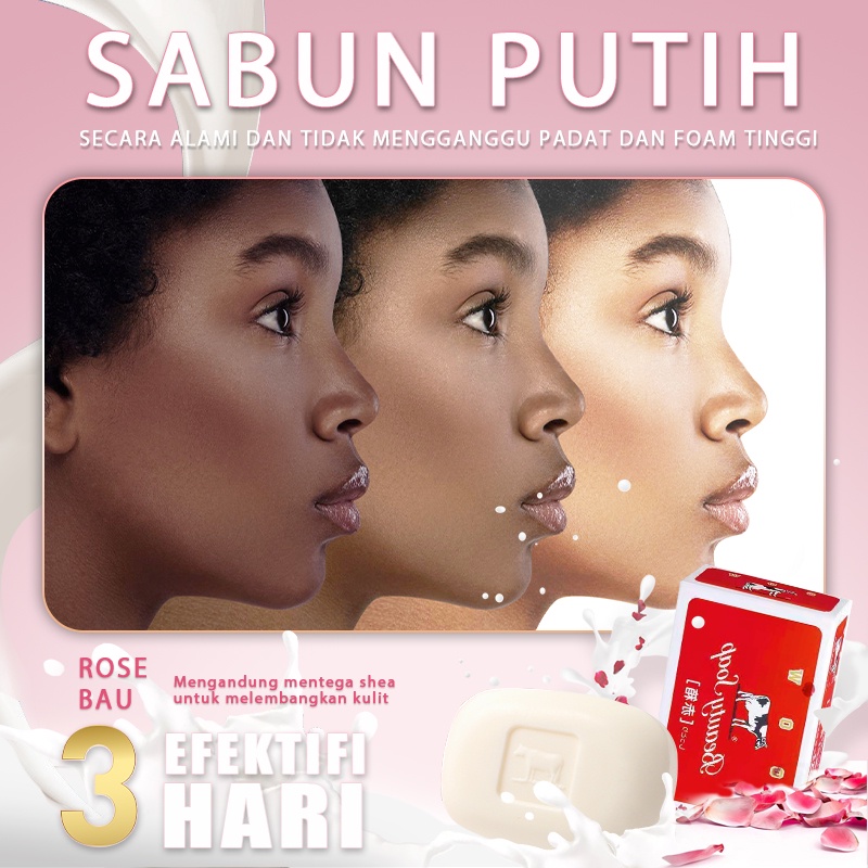 pemutih badan Sabun Pemutih Badan wajah kulit badan pria ampuh Wanita 100% Ampuh memutihkan kulit