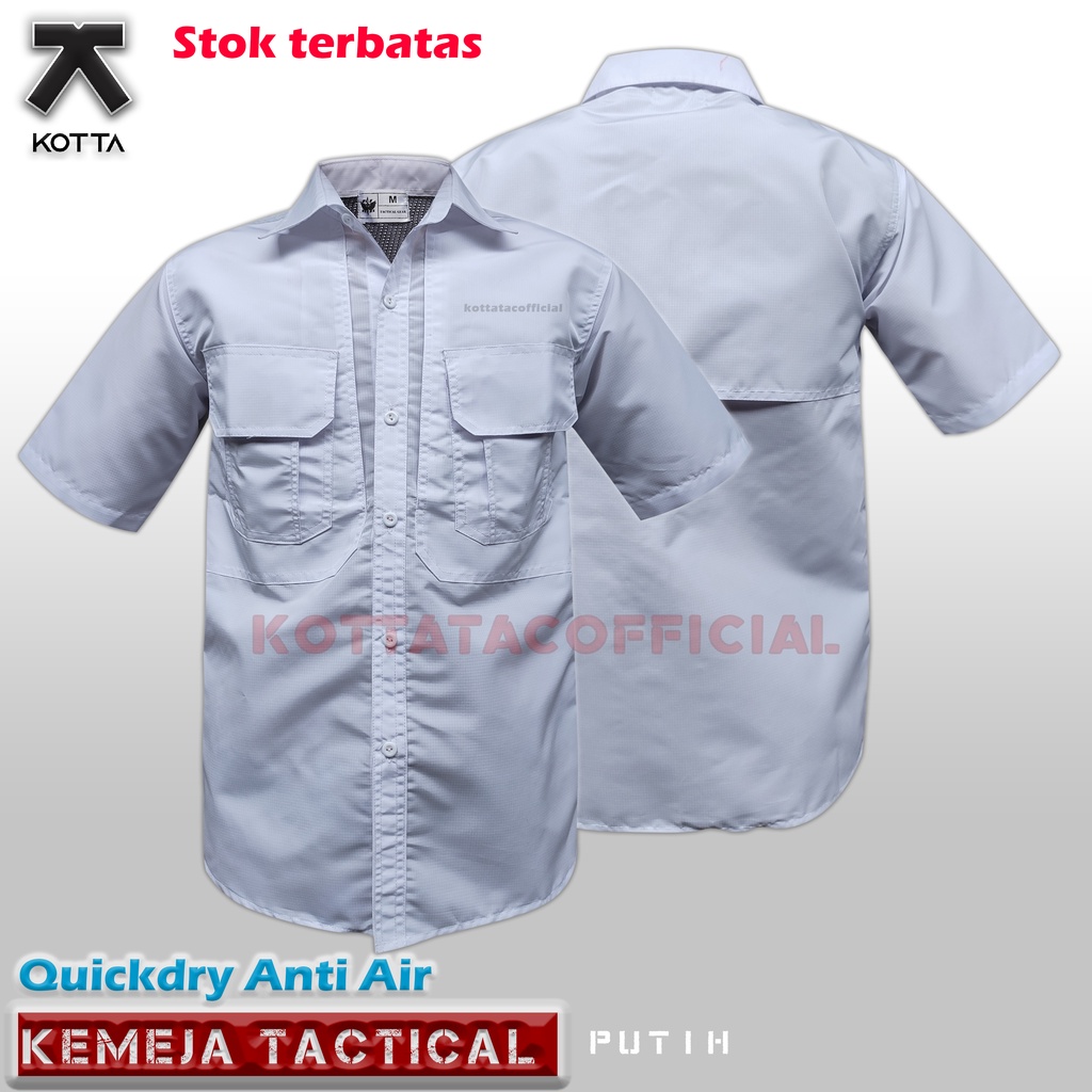 KEMEJA TACTICAL QUICKDRY ANTI AIR - KEMEJA TACTICAL LENGAN PENDEK - KEMEJA ANTI AIR - KEMEJA OUTDOOR QUICKDRY