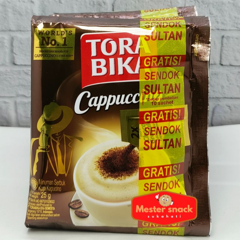 Kopi Torabika Cappuccino Renceng 25 gram (1 renceng isi 10 pcs)