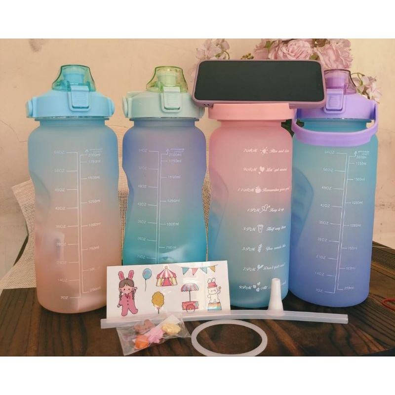 Botol Minum Viral Gradasi 2L Gemoy