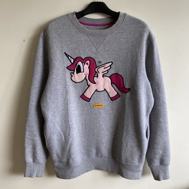 crewneck pancoat unicorn rare second like new