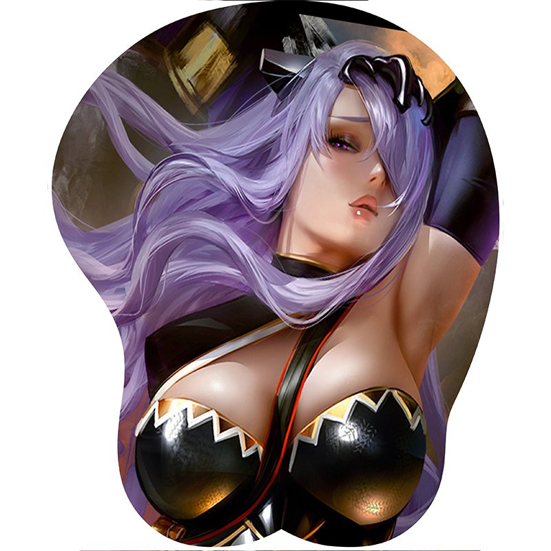 Anime Seksi Mouse Pad Ilicone 3D Payudara Mouse Pad Silikon Pergelangan Tangan Sisanya Anime Mousepa