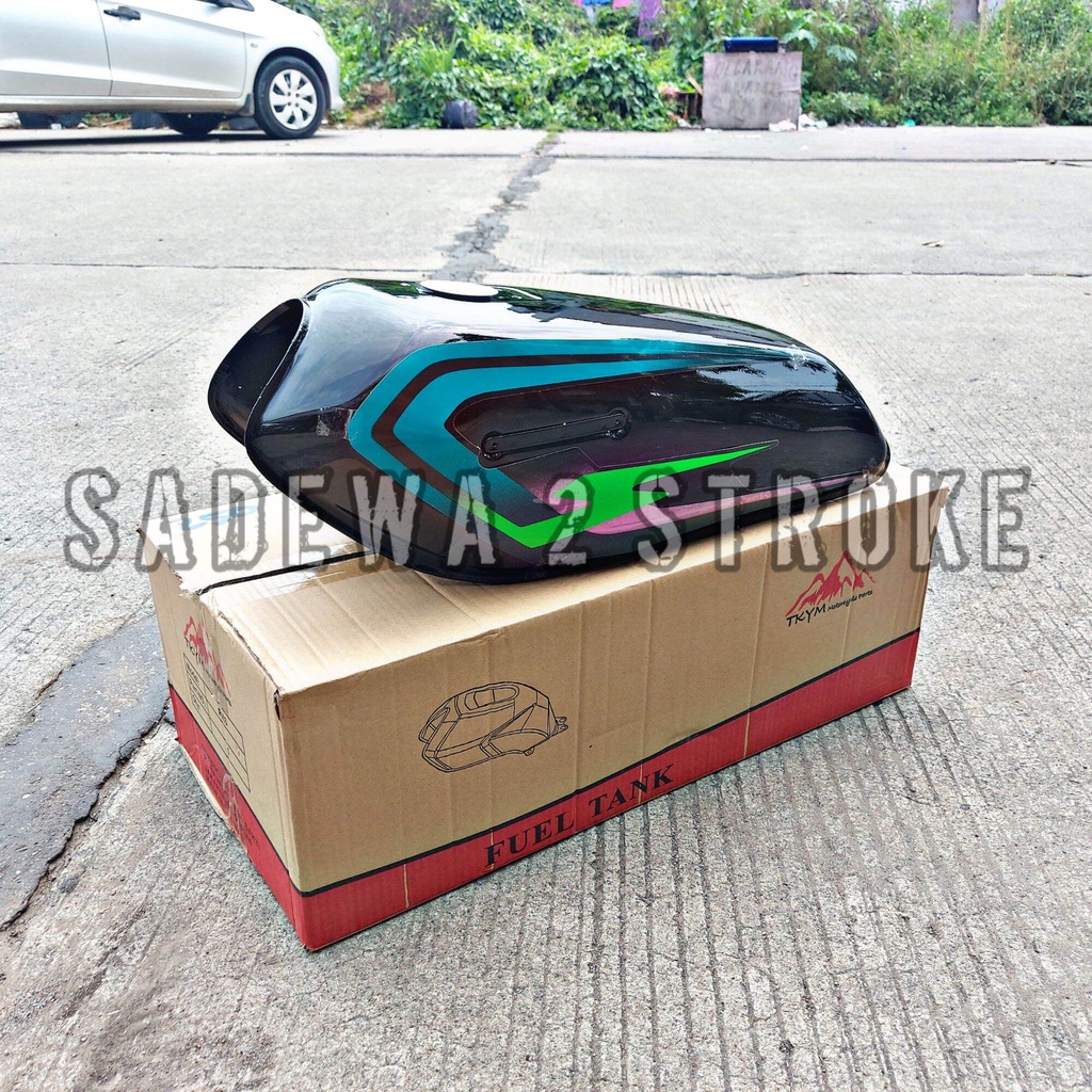 TENGKI RX SPESIAL RX S CKD SET SETRIPING LIS BODY HIJAU TOSCA