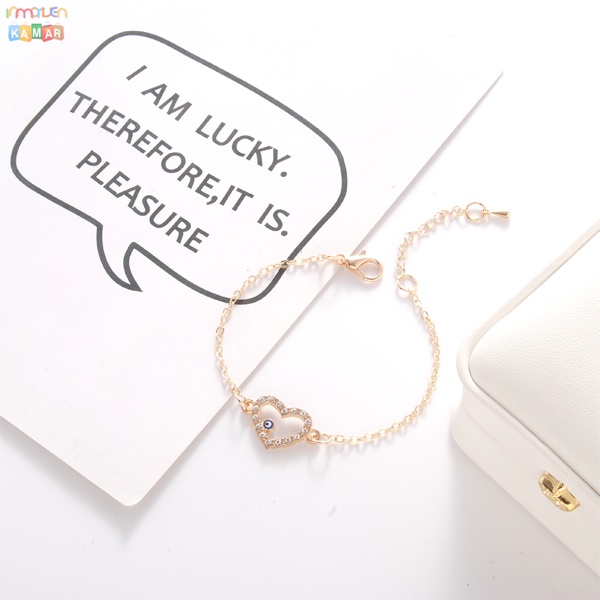 Gelang Titanium Wanita Liontin Clover Titanium Fashion Korea