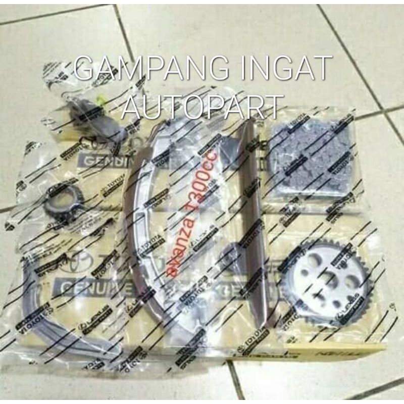 Rantai Set Timing Chain Set Avanza 1300cc Xenia 1300cc Grandmax 1300cc 1.3 IMPORT