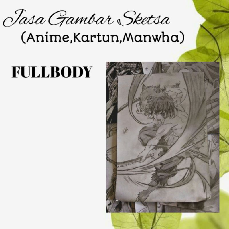 

Jasa Gambar Sketsa [FULLBODY] (Anime, Kartun,Manhwa) only a4