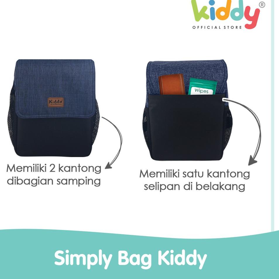 Tas Kiddy Simply 5037 / Tas Bayi Kiddy 5037 / Tas perlengkapan Bayi / Tas Baby / Tas Bayi Multifungsi Baby diapers bag Perawatan tas Perlengkapan Bayi