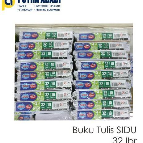 

⇟ Buku Tulis Sidu 32 Lembar (Isi 10 buku) ま