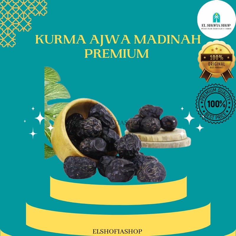 Kurma Ajwa Madinah Premium | Kurma Ajwa Madinah | Kurma Ajwa | Ajwa