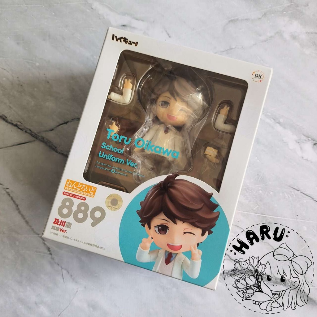 GSC NENDOROID OFFICIAL TORU OIKAWA NENDO 889 SCHOOL VER HAIKYUU READY STOCK