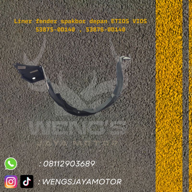 LINER FENDER DEPAN SPAKBOR ETIOS VIOS
