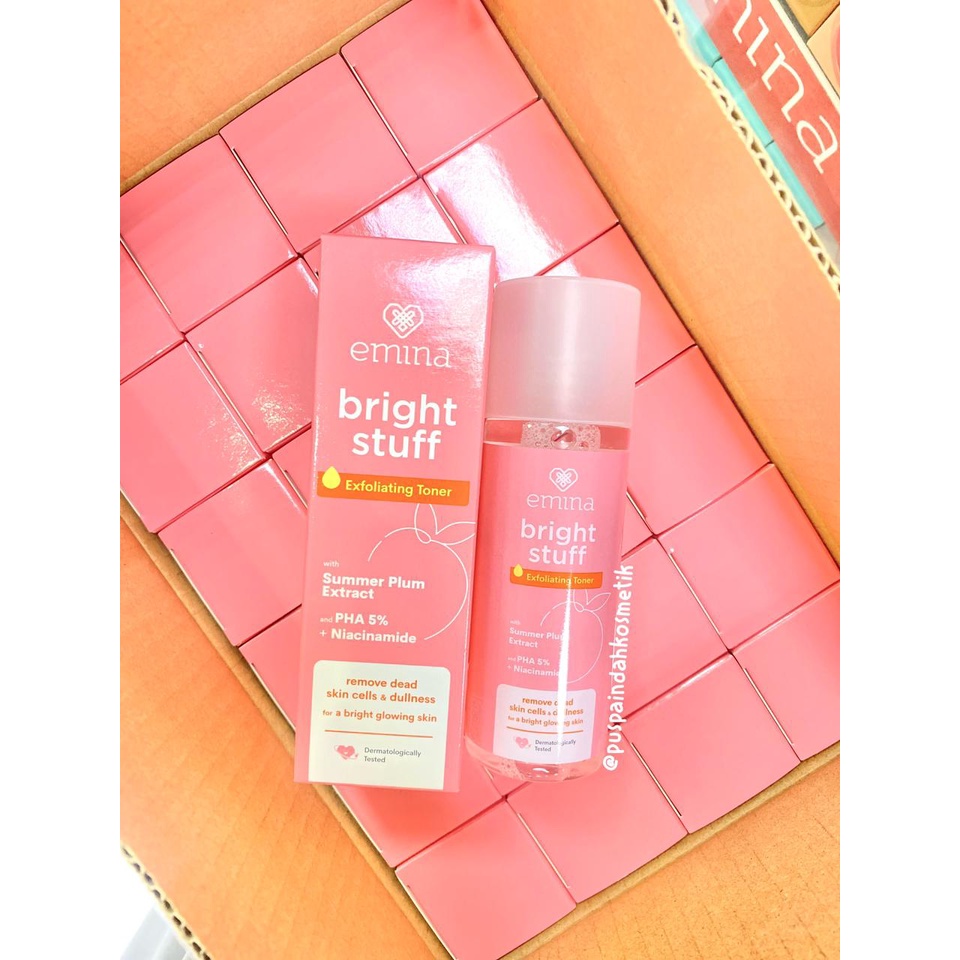 EMINA BRIGHT STUFF EXFOLIATING TONER 100ML