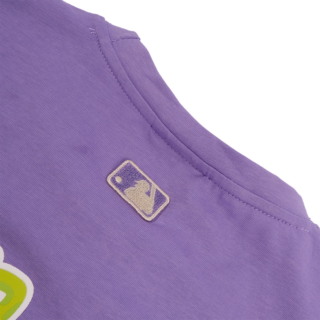 M7B Like NY Yankees Back Text T-Shirt Purple