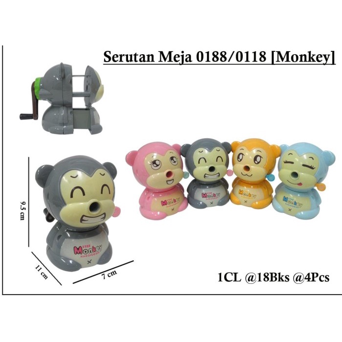 

Rautan meja putar monkey / monyet satuan ols76