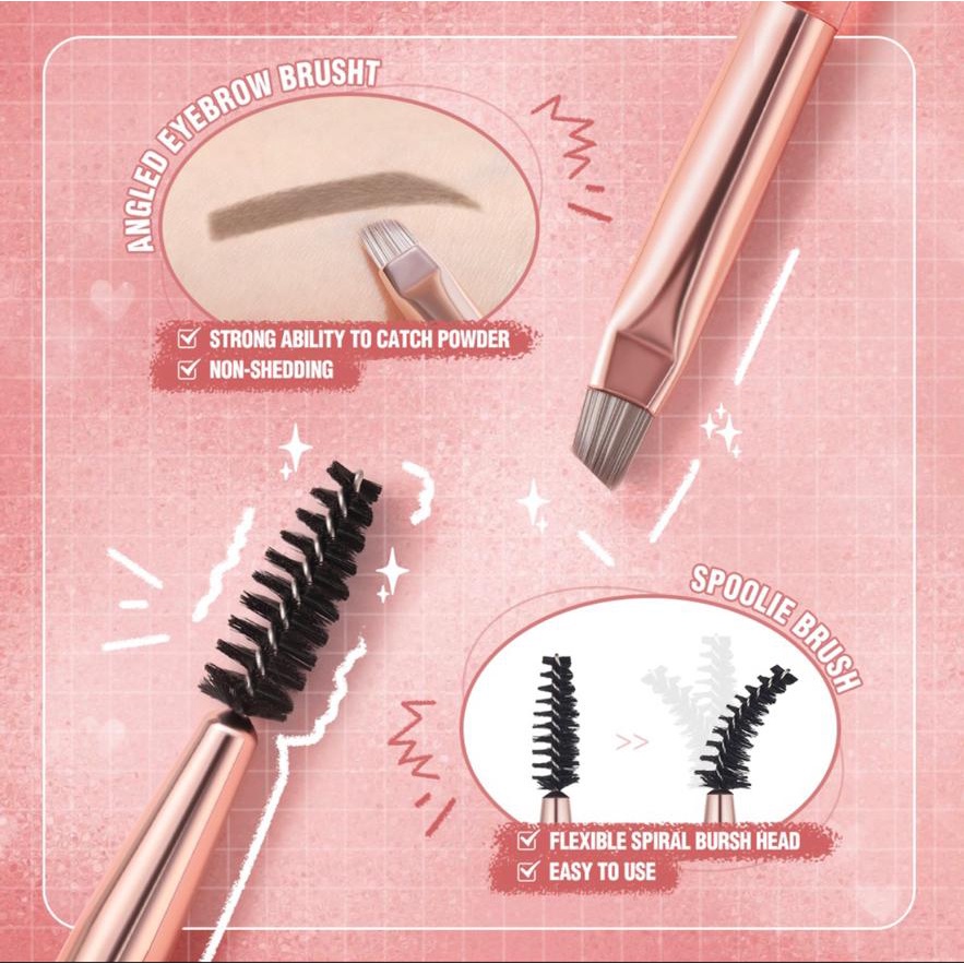 PINKFLASH Multi use Duo Professional Makeup EYESHADOW BRUSH