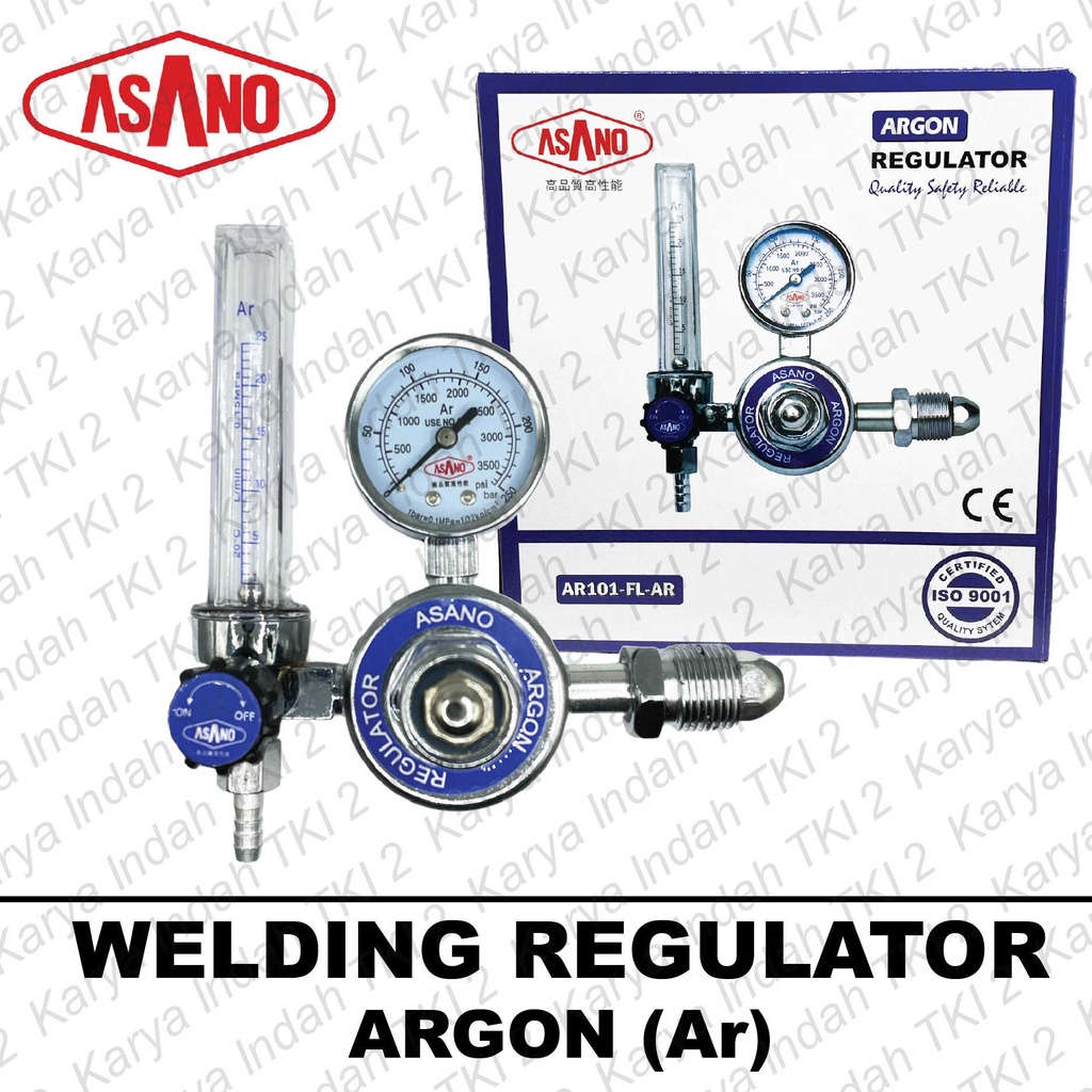 Welding Regulator ARGON ASANO Regulator Las Argon Tabung Las TIG