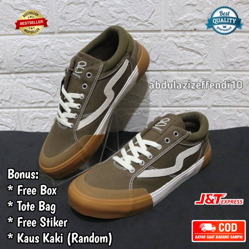 Sneakers PATROBAS Cloud Low Olive Gum