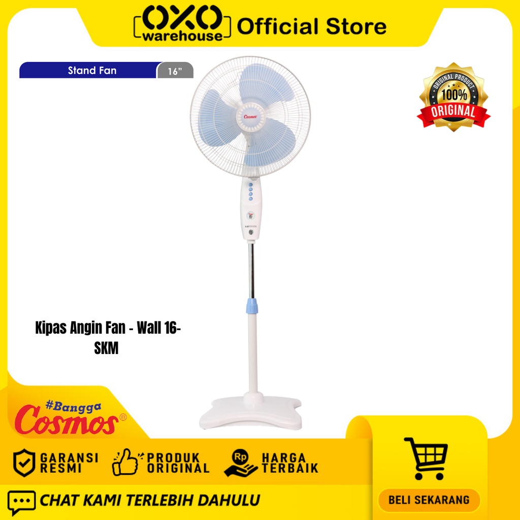 Jual Cosmos Kipas Angin Berdiri Skm Inch Garansi Resmi Stand Fan Shopee Indonesia