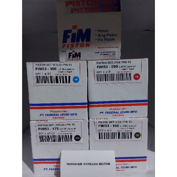 Piston Kit Fim53 Jupiter Z XB 53,5/54/54,5/55/55,25 FIM IZUMI