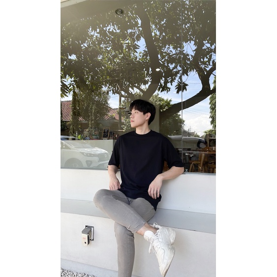 Kadaka MT-0165 Oversized Tshirt Atasan Pria Dropneedle Knit