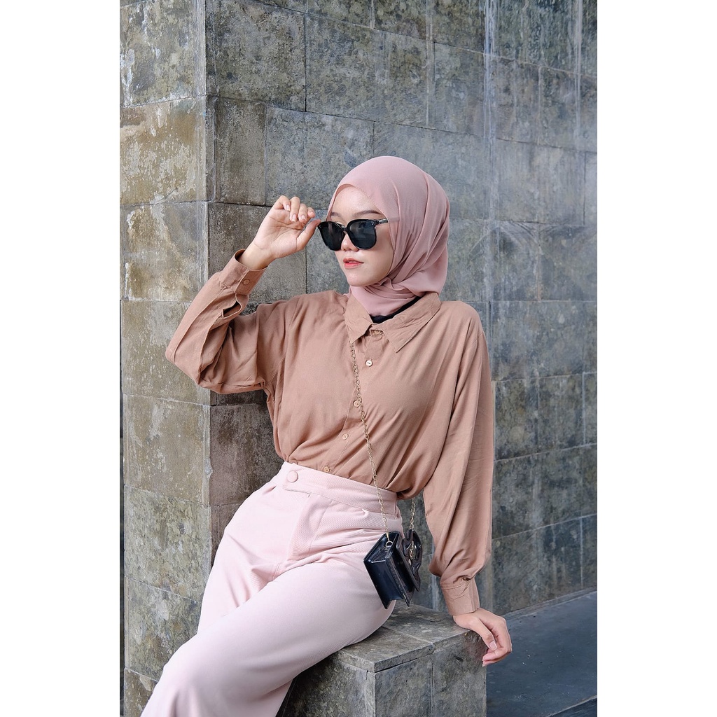 KEMEJA RAYON MAYBEL | KEMEJA RAYON | KEMEJA WANITA | KEMEJA KERJA / KEMEJA MAUDY SHIRT | KEMEJA WANITA LENGAN SKODEL BAHAN RAYON TWILL  KEMEJA JUMBO WANITA / KEMEJA POLOS WANITA/KEMEJA JUMBO OVERSIZE POLOS  ATASAN WANITA PREMIUM