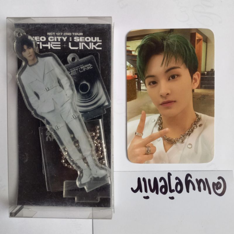 Ready ] Mark pc + acrylic Jaehyun stand keyring MD merch official The Link from NCT 127 2nd tour Neo