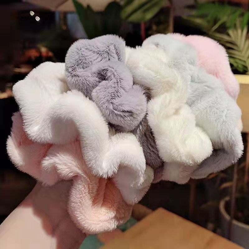 3SP | ART32 Ikat Rambut Scrunchie Fashion Korea Bahan Silk Halus Murah Import Ikat Rambut Wanita Anak Anak Ikat Rambut Perempuan