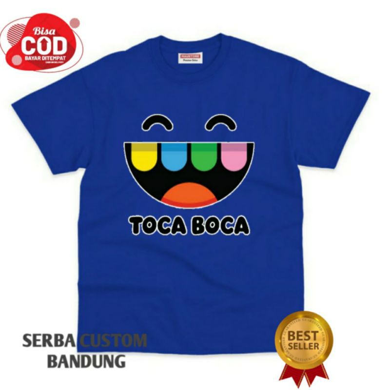 Toca Boca Kaos Anak karakter toca Boca life world Bahan Premium