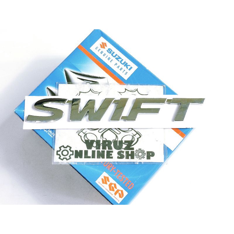 EMBLEM TULISAN SWIFT / EMBLEM BELAKANG SUZUKI SWIFT LAMA GL ST GT ALL NEW SWIFT