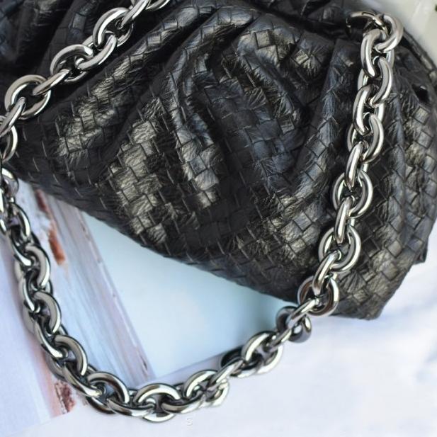 Bag Strap Chain Tali Tas Rantai Aksesoris Tas Shoulder Bag Big Chain - Silver