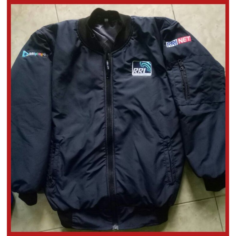 CUSTOM BORDIR JAKET BOMBER SATUAN