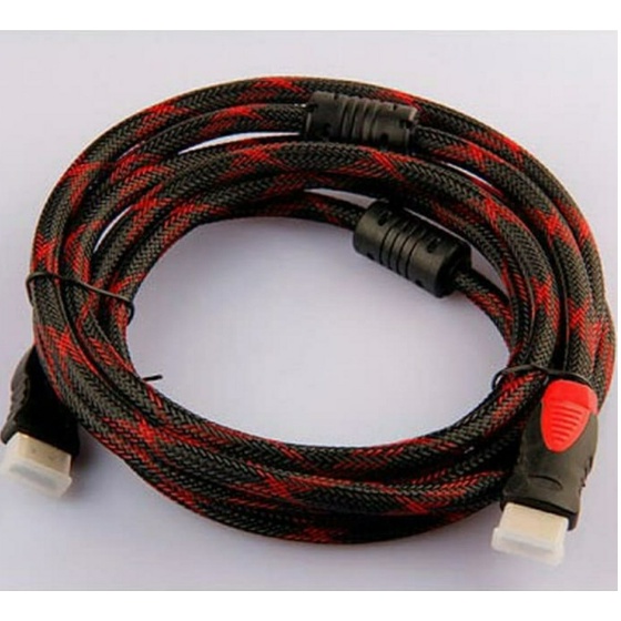 [VN] KABEL HDMI HIGH SPEED - KABEL HDMI TO HDMI SERAT JARING FHD 1080P 3METER - 5METER