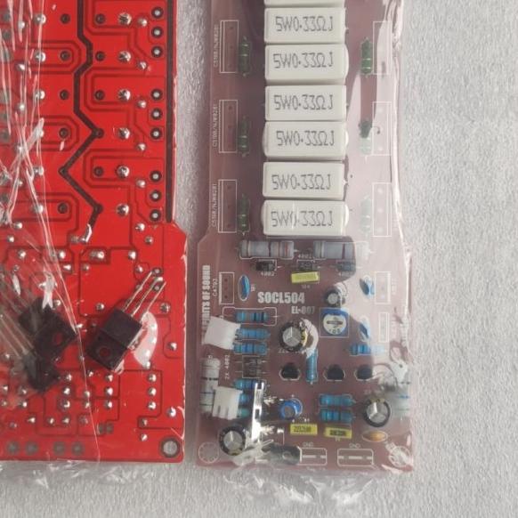 KIT DRIVER ELITE PA SOCL 504 SLIM PLUS PCB UNTUK 4 TRANSISTOR FINAL