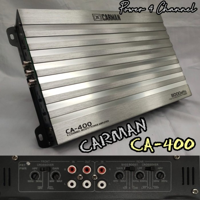 Power Amplifier Mobil Carman CA 400 8000watt 4channel