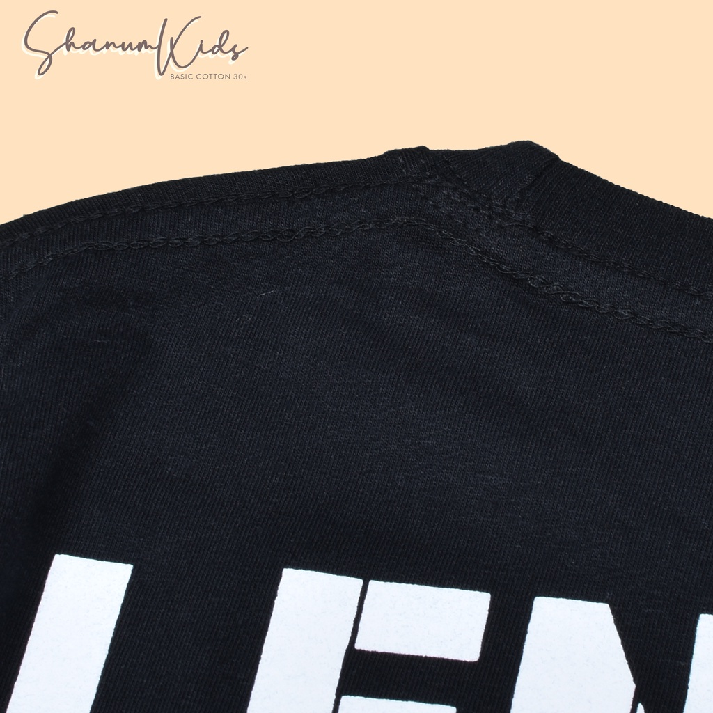 Baju Kaos Anak laki laki 1-12 Tahun Bahan Cotton 30 s