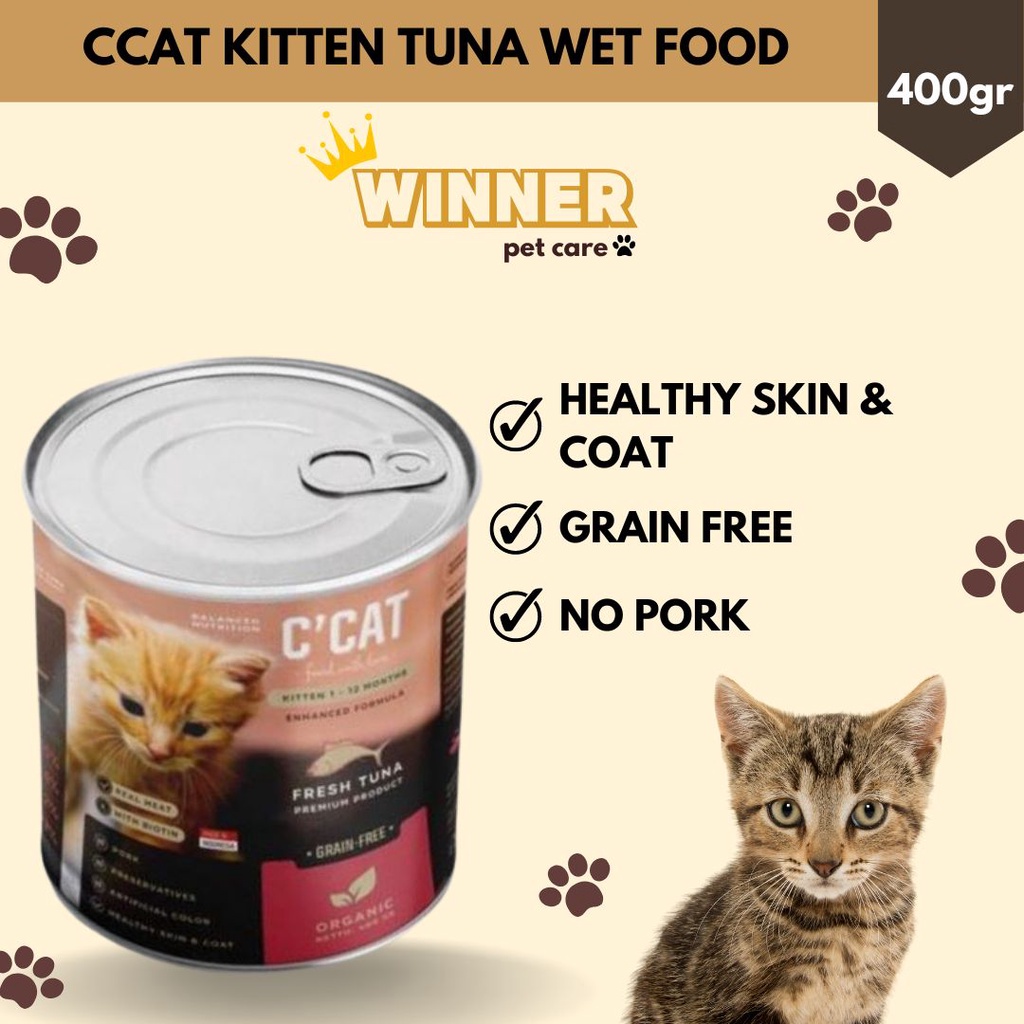 CCAT Kitten Tuna Cat Wet Food 400gr