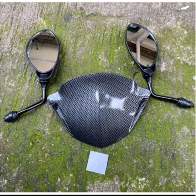 Paket Visor Karbon Beat Karbu Plus Spion X1 Drat Kualitas Terbaik