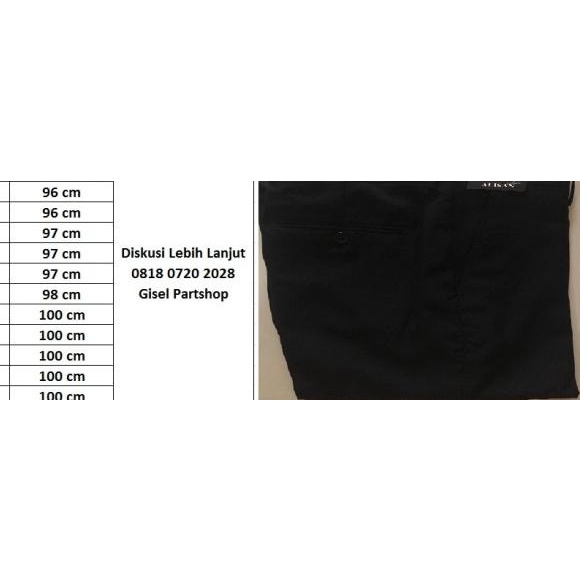 Celana Kerja "Alisan" Slimfit size 27 - 38 - 27