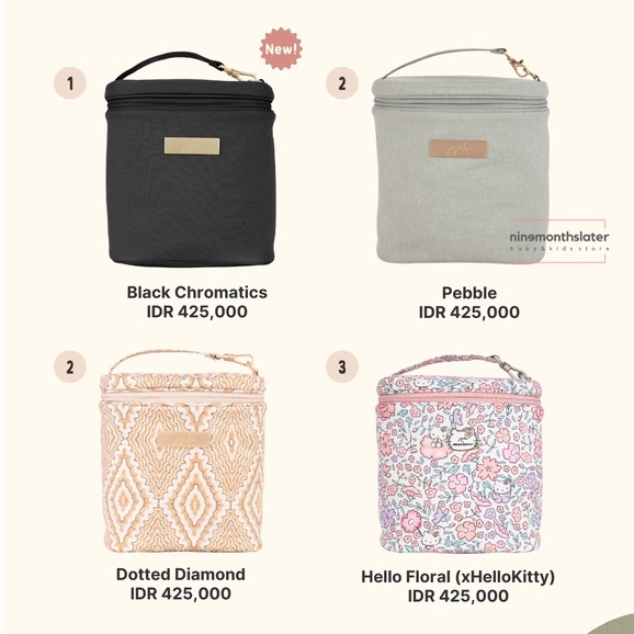 Jujube Fuel Cell - Lunch Box Cooler Anak Bayi Baby Tempat ASI Buah Minum Cooling Box Bag