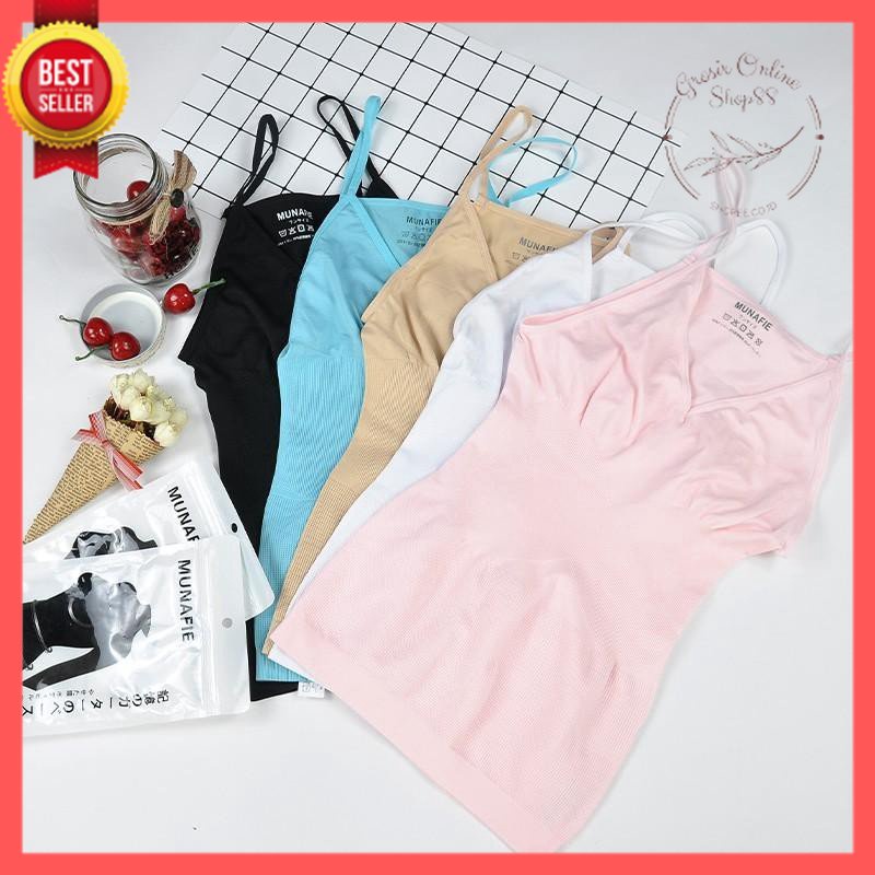 GOS - D314 - Baju Dalam Wanita / Munafi Camisole Top Pelangsing Perut / Atasan Wanita Slimming