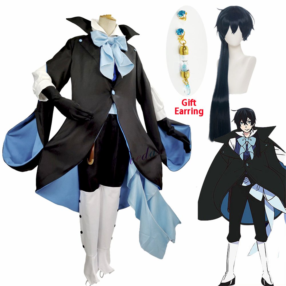Anime The Case Study of Vanitas Cosplay Costume Vanitas no Karte Cosplay Earrings Wig Uniform Outfit