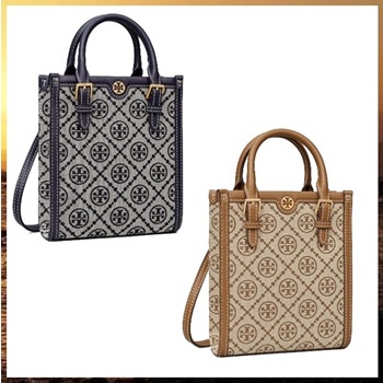 Tory Burch 87146 Tote Bag Mini Jacquard