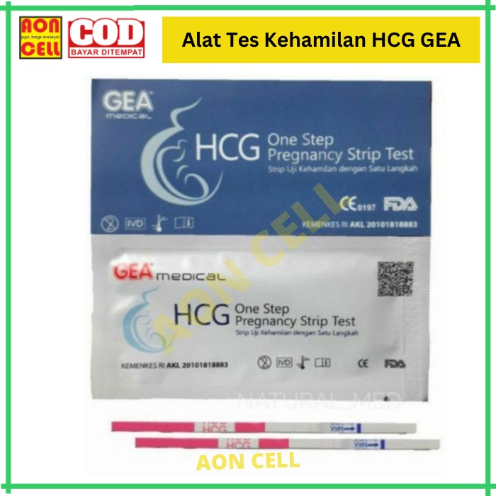 alat tes kehamilan HCG urine pregnancy tespek testpac GEA