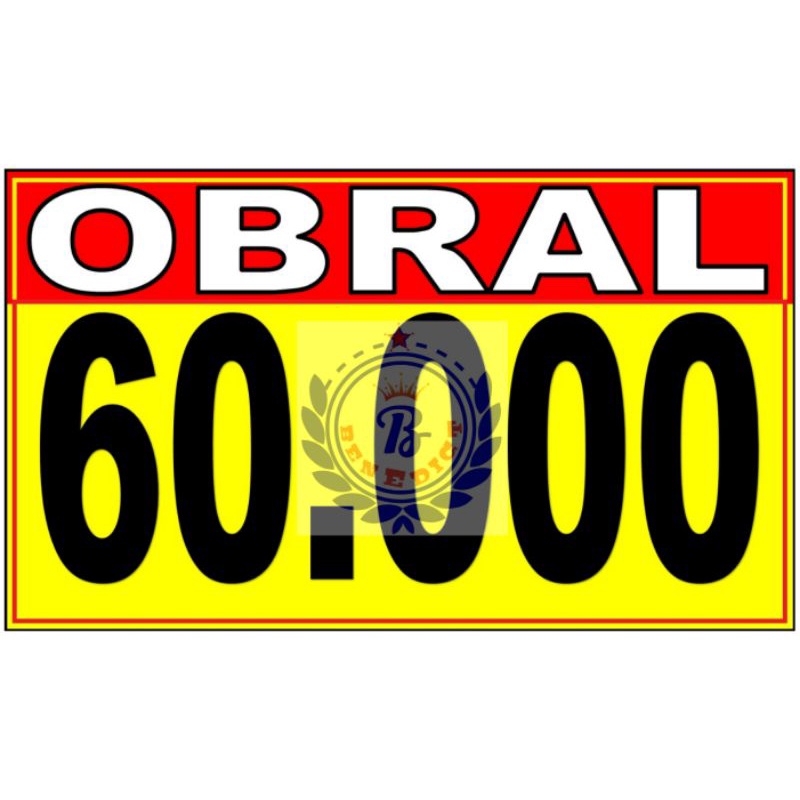 

karton tulisan harga 60rb